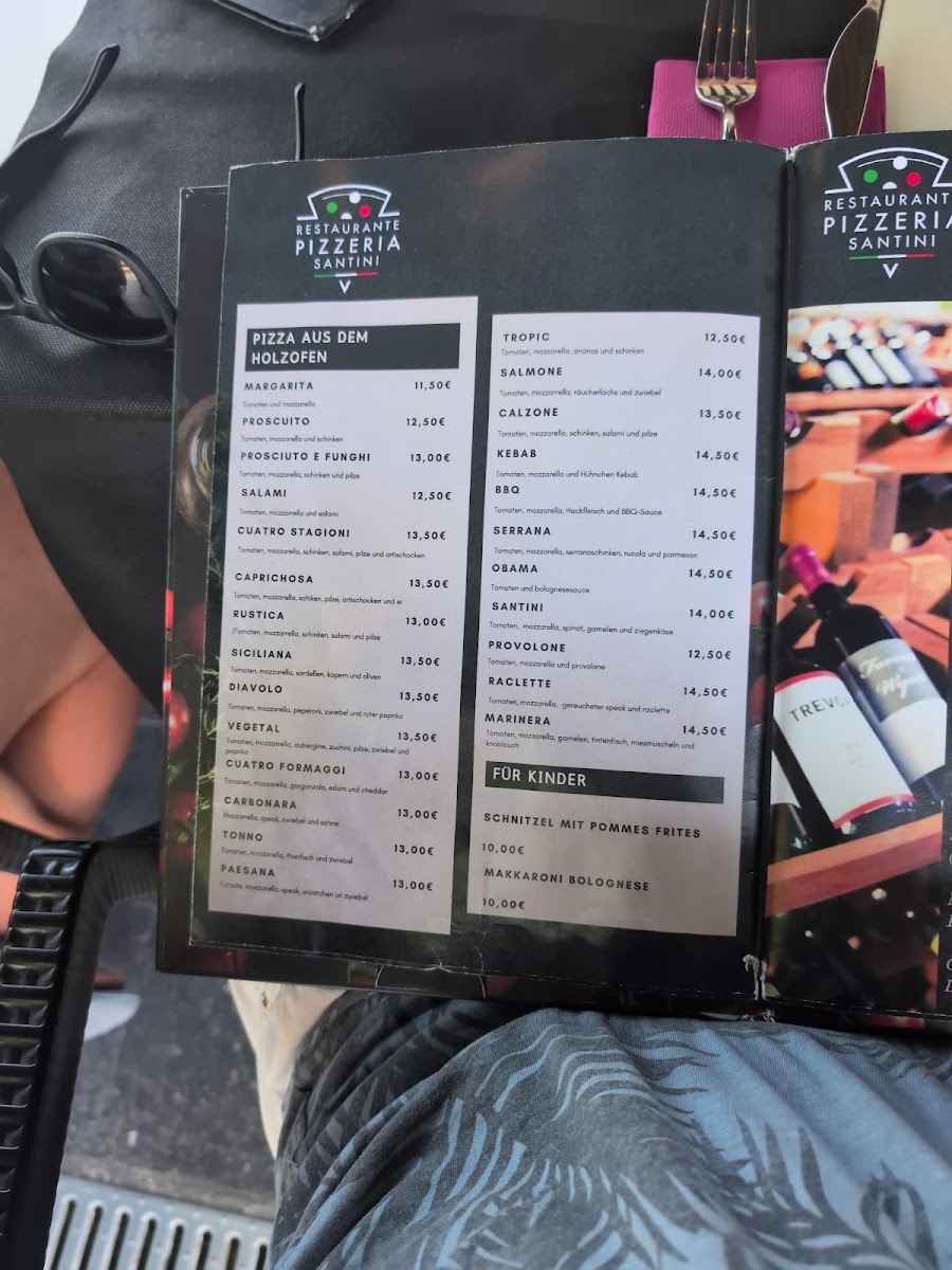 Menu Pizzeria Santini, Miami Playa, Tarragona-2