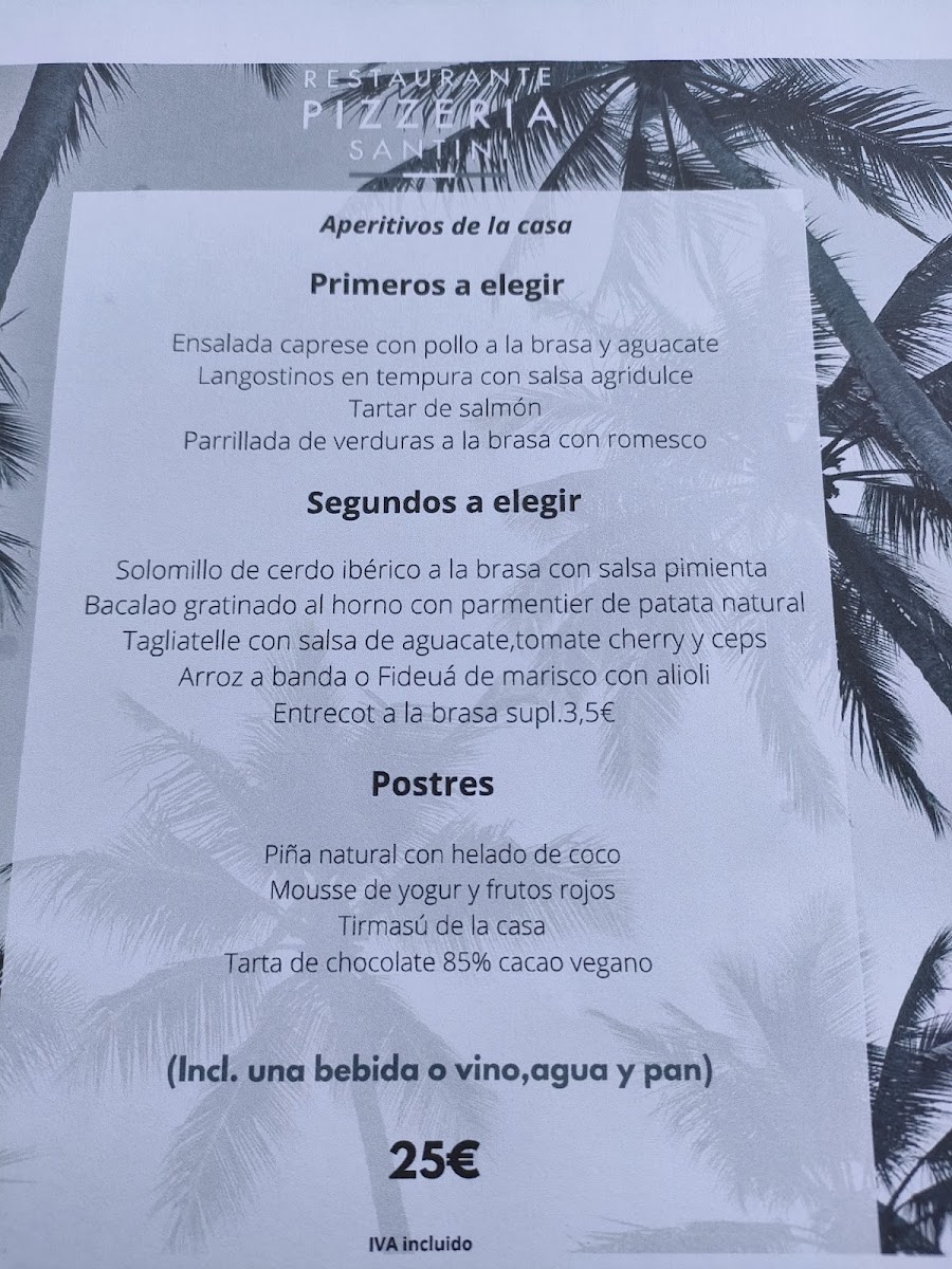 Menu Pizzeria Santini, Miami Playa, Tarragona-3
