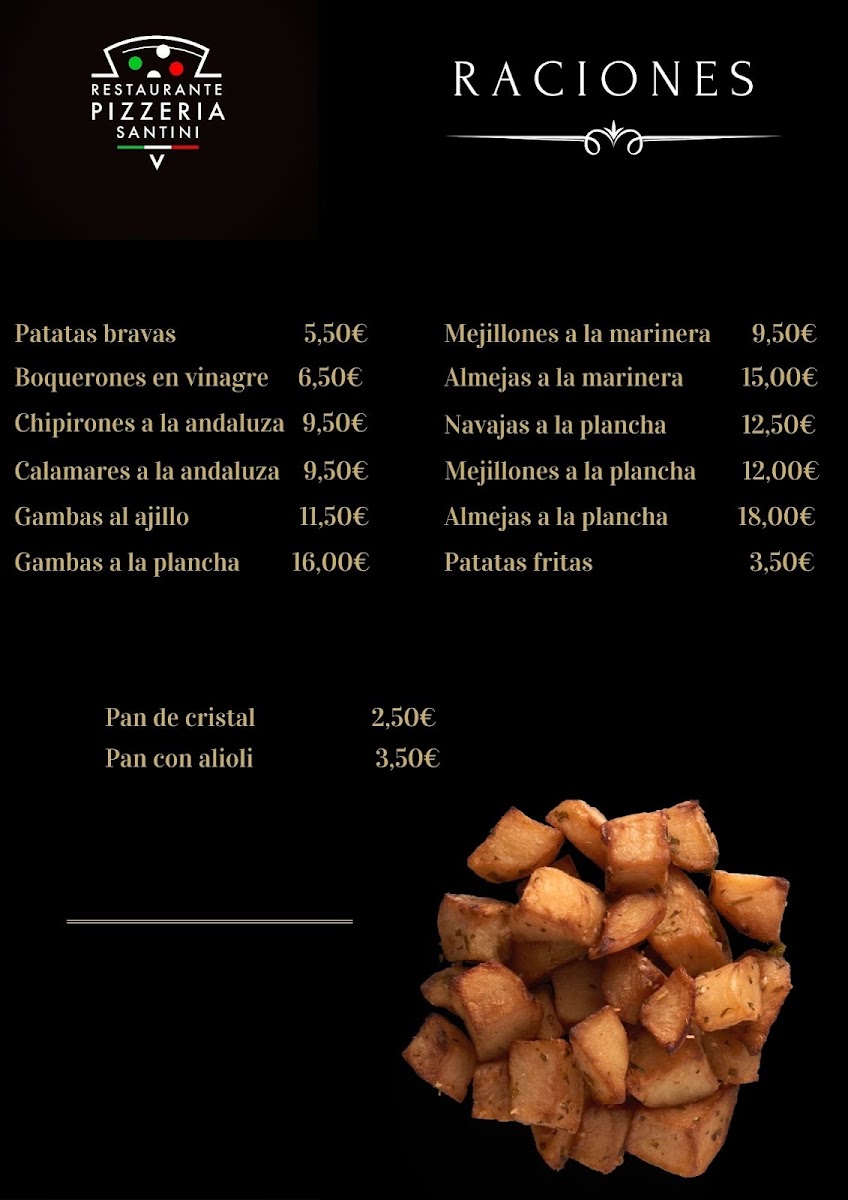 Menu Pizzeria Santini, Miami Playa, Tarragona-4